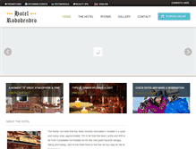 Tablet Screenshot of hotelrododendro.com
